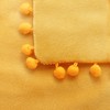 PiccoCasa Velvet Pillow Covers, 1PCS Pom Pom Christmas Throw Pillow