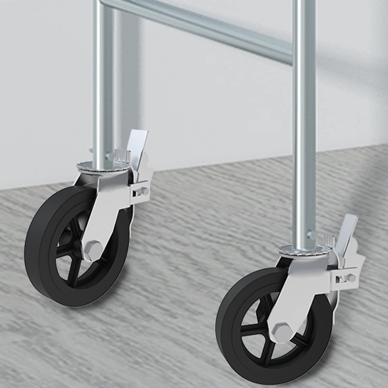 OK5STAR 8 Inch Scaffolding Wheels, Set of 4 Scaffold Caster