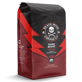 Death Wish Dark Roast Ground Coffee (34 oz.)