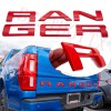 auto pro 0.3in Raised Tailgate Insert Letters fits 2019-2023 Ford