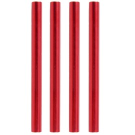 TRIWONDER Tent Pole Repair Splint Repair Kit Spare Repair Tube for Tent Pole Diameter 8.5-10.5mm (Red - 4 Pcs)
