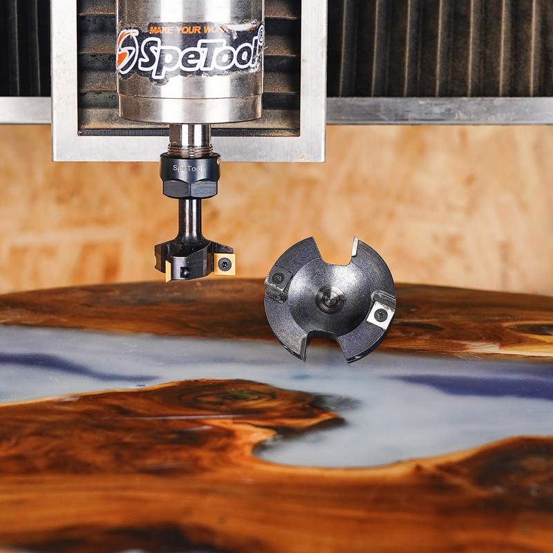 SpeTool Face Milling Cutter 12 mm Shank 75 mm Cutting
