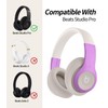 WADVCU Silicone Case Cover for Beats Studio Pro, Durable Outer