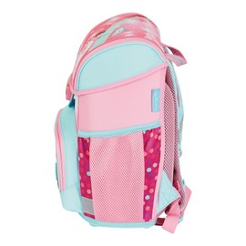 HERLITZ Loop Ballet Love School Bag, Backpack for Children, School Backpack 17L, Children's Backpack, Lightweight School Bag for Girls, Reflective Material, Buckle Closure, Ergonomic Shape, Pink Light Blue