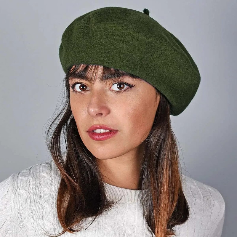 Van Der Rich® French Classic Beret for Women, khaki