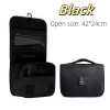 Hanging Toiletry Bag for Travel – Foldable Polyester Organizer with