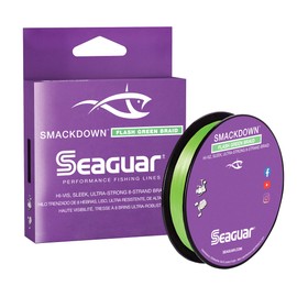 Seaguar Smackdown High Visibility Fishing Line 20lbs, 150yds Break Strength/Length, Flash Green - 20SDFG150