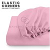 Easy Care 4ft Fitted Sheet Pink - Lightweight Small Double
