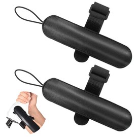 ADOFUN Golf Swing Training Golf Practice Equipment [Set of 2] Golf Wristbands Arm Fixing Belt Adjusting Action Correct Wrist Action Swing Training Aid Left/Right Handing Universal (Black)