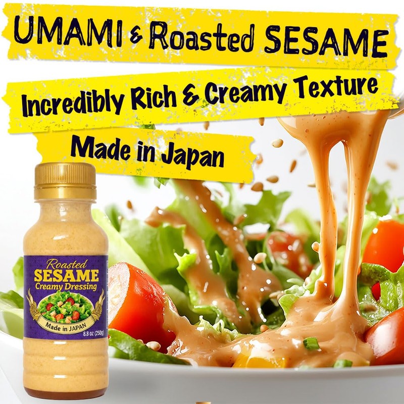 Japanese Roasted Sesame Dressing Low Calorie – Only 51 Calories