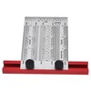 T Rule Stainless Steel Silver Scribing Ruler Woodworking Measuring Tool