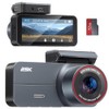 Dash Cam 2.5K QHD, 3.39" IPS Dash Camera for Cars