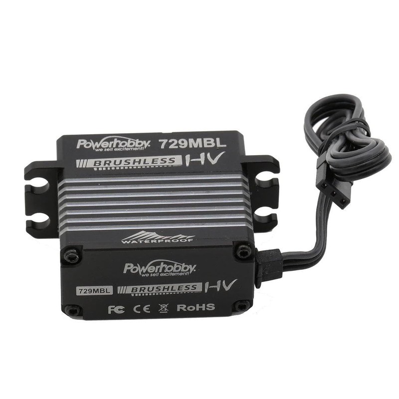 Powerhobby 729MBL HV Waterproof Brushless Steel Gear Servo/Aluminum Case