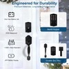 UMIKSMART Smart Keypad Door Lock with Handle, Tuya WiFi App