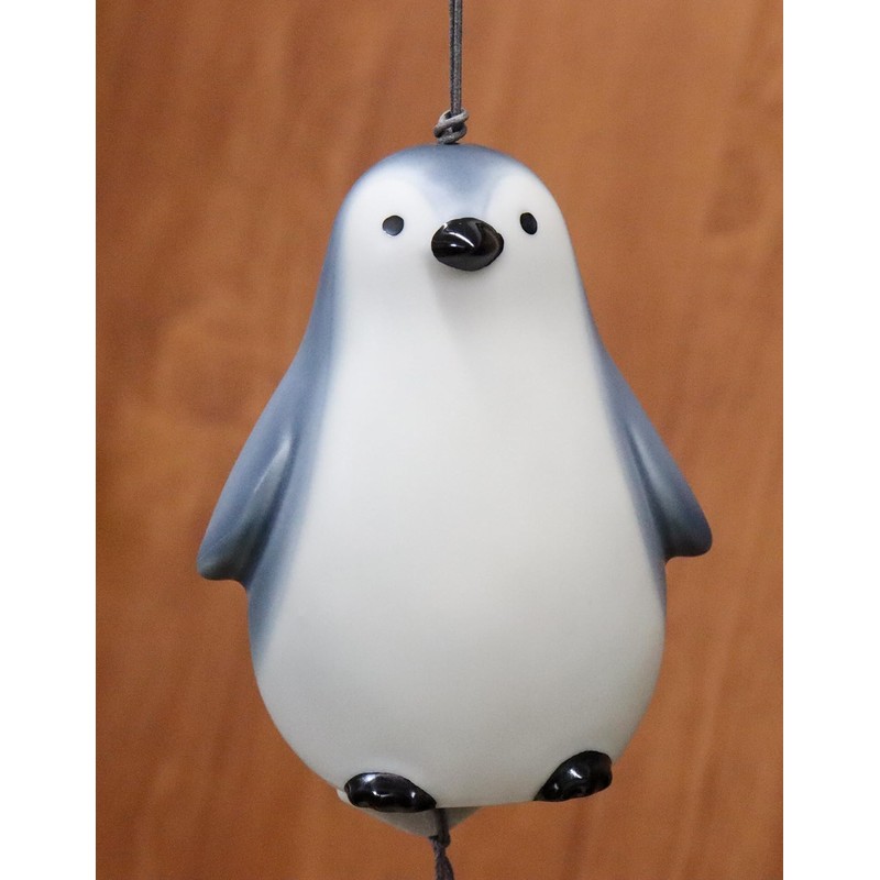 Yakushi Kiln Wind Chime, Seto (Penguin)