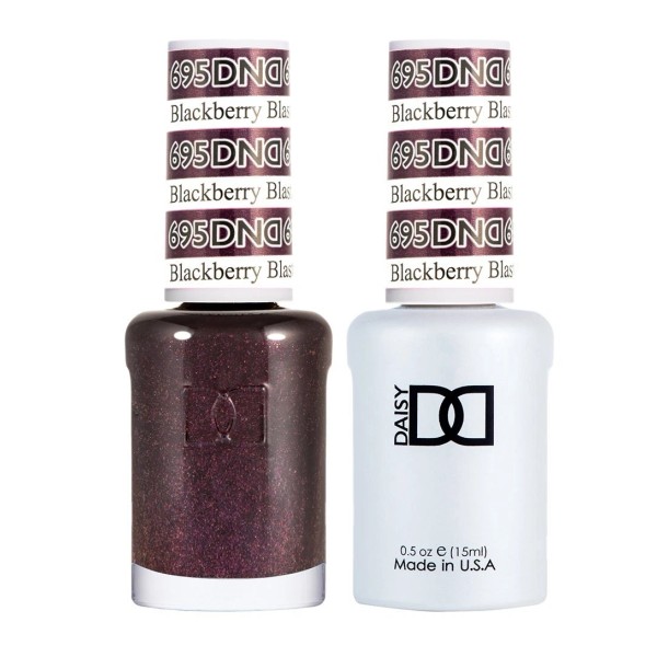 DND DUO Matching Gel & Lacquer #695 - Blackberry Blast