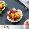 Finoly Large Natural Shells Pack 4/8/12/16 Pieces for Kitchen Decoration