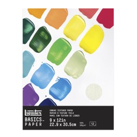 Liquitex BASICS Paper Pad, 140lb, 9" x 12", 12 sheets