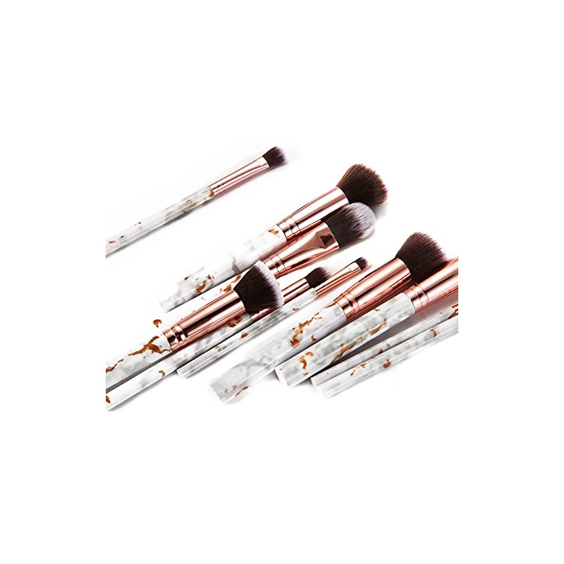 DUAIU Brochas de Maquillaje 16PCs Set de Brochas de Maquillaje