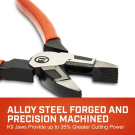 Crescent Z2 Lineman's Plier with Dipped Handle - Home Improvement, Repair & Electrician Tool for Cable Cutting - 8" - Z20508-06