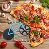 2 x Bicycle Pizza Cutter, Funny Pizza Roller with Stainless