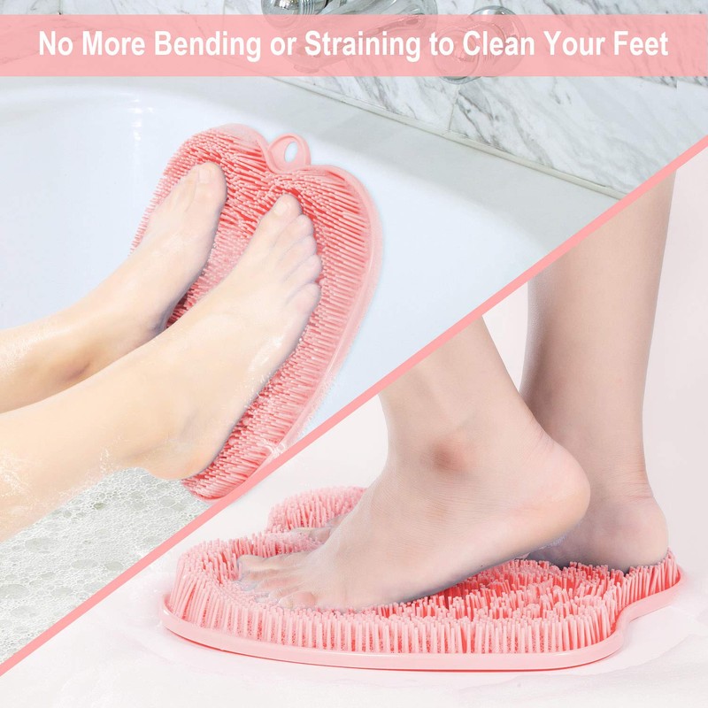 BESKAR XL Large Foot Scrubber Mat for Use in Shower