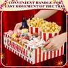 GlikCeil Carnival Party Decorations Carnival Trays for Food Wooden Circus