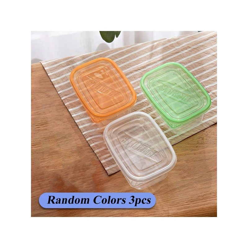 UrbanNest Refrigerator Storage Box – Stackable Transparent Containers with Lids,