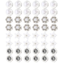 FOMIYES 48pcs Wedding Spiral Hair Prom Pearl Wedding Hair Accessories Coil Hair Clips Pearl Hair Clips Pearl Rhinestone Wedding Dress Party