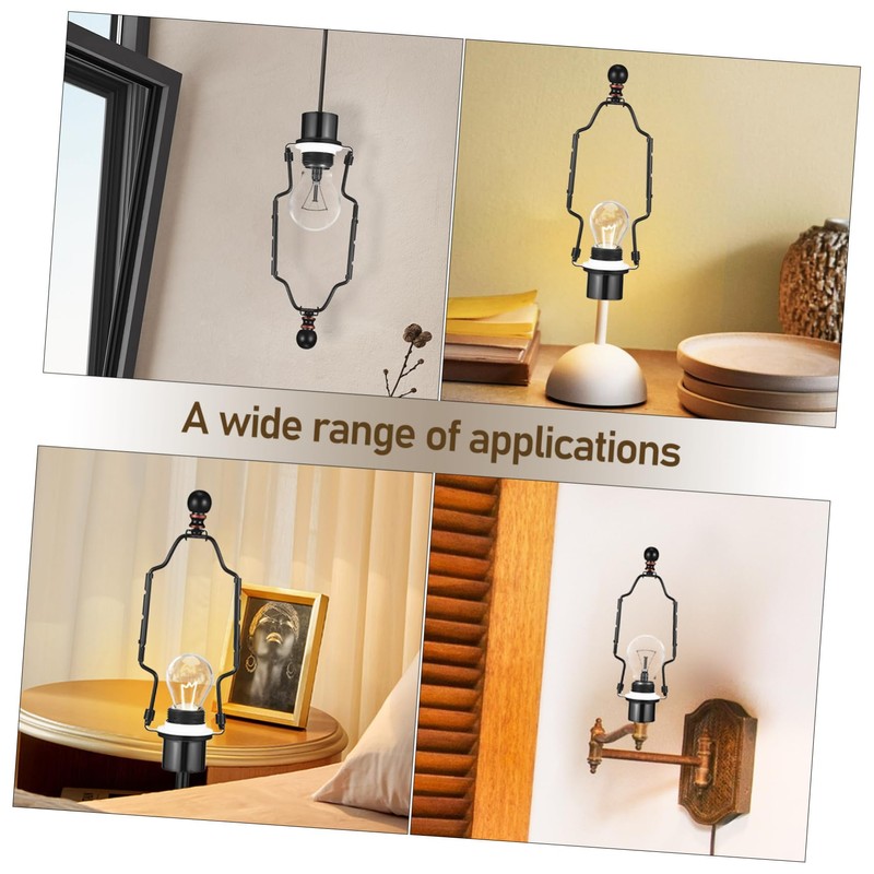 Operitacx 2 Piece Lampshade Holder Robust Lamps Harp for Table