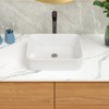Lordear Bathroom Vessel Sink With Faucet Combo 19 x15 Inch