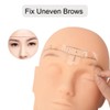 100Pcs Eyebrow Ruler Sticker Disposable Eyebrow Mapping Ruler Sticker for