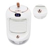 Mini Air Conditioner Humidifier Aromather 3 Gears 5 Blades USB