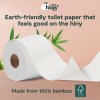 ECOHINY Bamboo Toilet Paper 6-Pack – 3-Ply, Eco, Septic Safe,