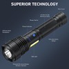 Flashlights LED High Lumens Rechargeable, 250,000 Lumen Super Bright Flashlight,