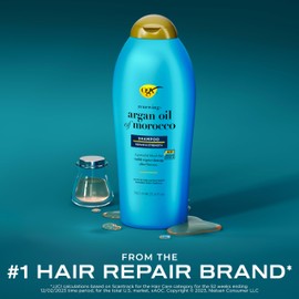 OGX OGX Renewing Argan Oil of Morocco Shampoo - Strengthens and Repairs Dry, Damaged Hair - Paraben-Free, Sulfate-Free - 25.4 fl. oz