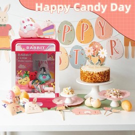 Arkyomi Mini Claw Machine Arcade Game For Kids Electric Candy Grabber Machine With Light Music Mini Vending Machine Toys With 10 Dolls 10 Capsule