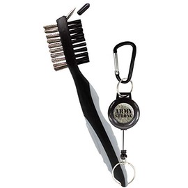 Clip Wipes Army Golf Brush Army Strong Logo (Silver-Strong)