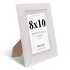 Fabian Clarke London® 10x8 Modern White Wooden Picture Photo Frame