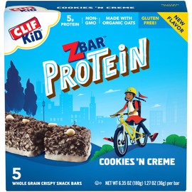 Clif Bar ZBar Protein for Kids - Box of 5 (Cookies n Creme)
