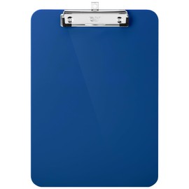 Mr. Pen- Plastic Clipboard, 12.5” x 9”, Navy Blue, Clipboard Plastic, Low-Profile Metal Clip with Retractable Hanging Hole
