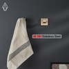 JQK Bathroom Towel Hook Champagne Bronze, Coat Robe Clothes Hook