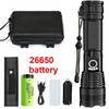 Rechargeable LED Flashlight for Outdoor Use – Aluminum Alloy Zoom