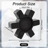 L075 Flexible NBR Rubber Spider Center Insert, 4 Pack Solid
