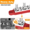 Power Distribution Block Bus bar 4 x 1/2" Posts, 6