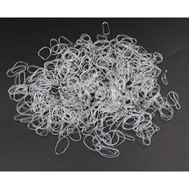 Sowaka 300 Pcs Clear Rubber Bands Elastic Mini Hair Ties for Kids & Adults, Perfect for Ponytail, Braids, Parties & Everyday Use