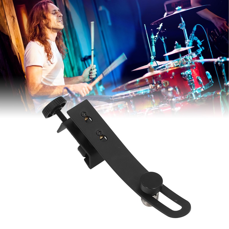 Drum Microphone Clip Adjustable Shockproof Microphone Securing Clips Mount Holder