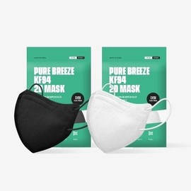 [Newly Produced / Bulk Stock / Price Reduced] Purebreeze KF94 Large Bird Beak Mask 50 Sheets Black