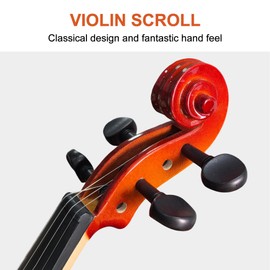 Beginner Violin,4/4 Violin Full Size For Adults,Students,Fiddle Set