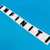 Unbranded Rear Tailgate Letters Emblem For Infini-ti Trunk Lid Badge